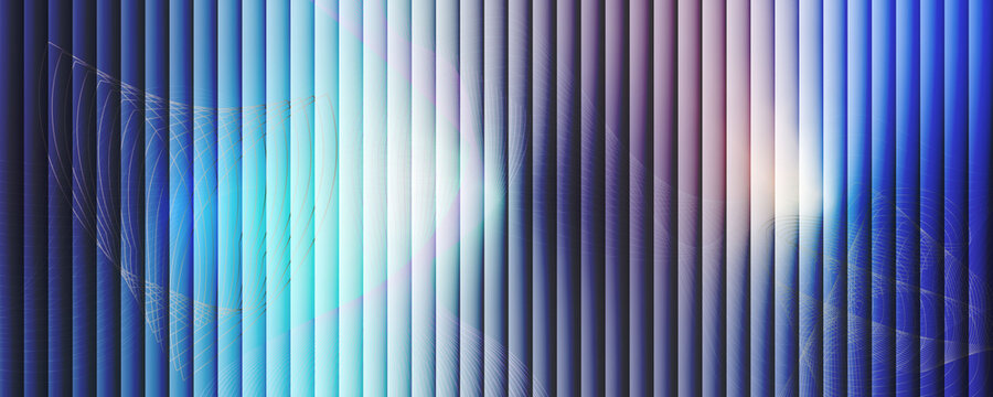 Abstract vertical lines background with soft blue and white gradient lighting effects