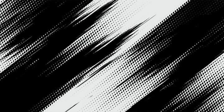 Abstract speed line style dark blue halftone banner design template. Elegant vector illustration. modern. eps10