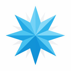 Obraz premium Blue Starburst Graphic