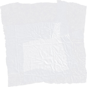 crumpled tracing paper torn texture translucent background