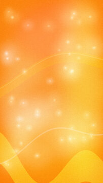 Golden orange light fills the frame with subtle bokeh sparkles and smooth curved lines, creating an uplifting mood for celebratory banners and warm promotions.