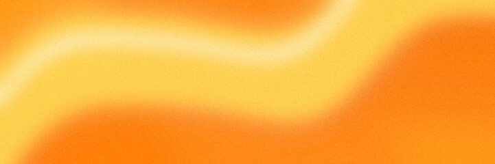 Naklejka premium Warm orange and golden gradients blend into a soft wave form, radiating optimism and glow for seasonal campaigns, posters, and website hero sections.