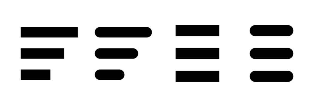 Menu Icon set vector. web menu sign and symbol. hamburger menu symbol