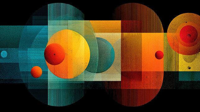 Algorithmic bias visualization - Abstract uneven forms conceptual imbalance visual energy asymmetry dynamic composition minimalistic design expressive symbolic computational fairness
