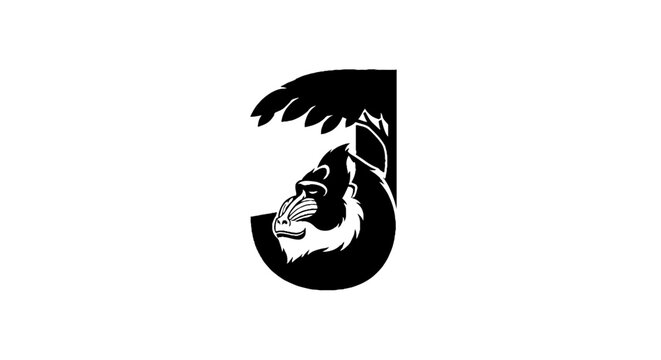 Black and white panda bear head logo design.