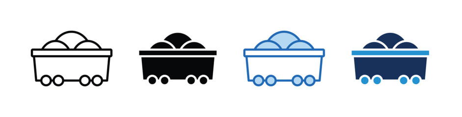 Railway  icon Collection With Multiple Styles © layinatus