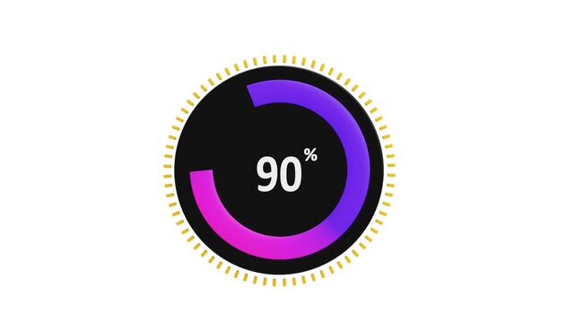 3D Loading Circle | Alpha Channel