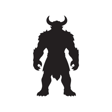 vector illustration of an enemy character