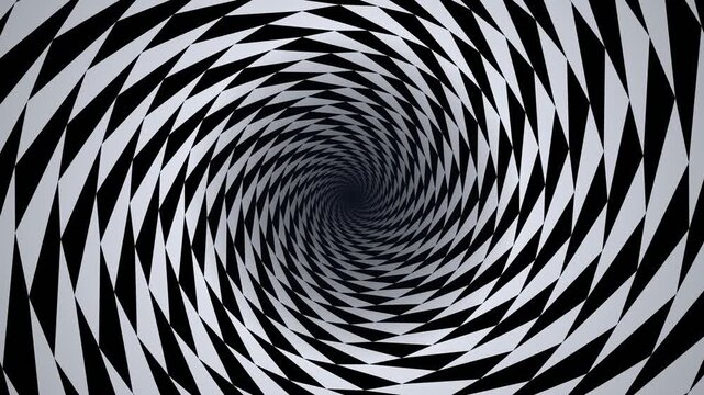 A mesmerizing spiral pattern creates a minimalist purple loop optical illusion.