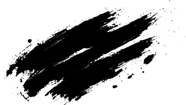 Vector paint brush spot Hand painted background Ink scribble dab clipart vector illustration