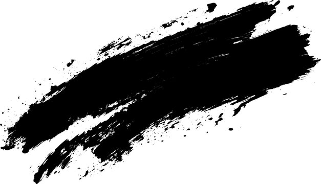 Vector paint brush spot Hand painted background Ink scribble dab clipart vector illustration. Vector EPS10
