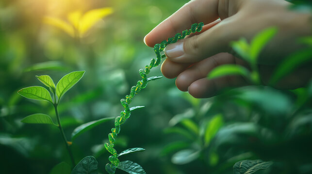 Science of Plant Research with Chromosome DNA and Genetics in Outdoor Nursery