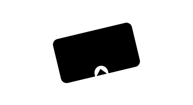 Closeup of a black credit card.