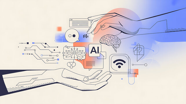 Concept art of a human brain exploding with knowledge and creativity. generative ai
