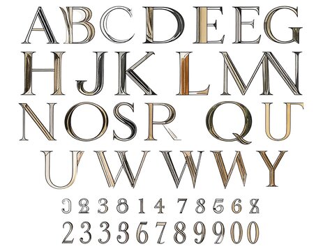 Metal Letters  Numbers.