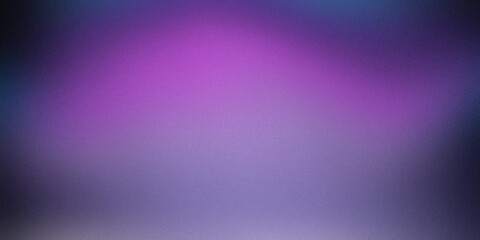 Fototapeta premium Abstract purple and blue gradient background with grain
