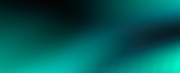 Obraz premium Dark teal and black abstract gradient background