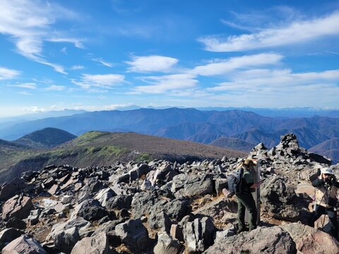 Mount Nasu and mountain range
