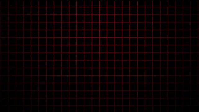 Minimalist grid pattern with red lines on dark background