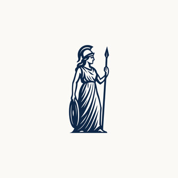 Standing Minerva Logo