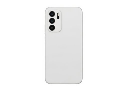 Smartphone with triple camera lens on the back side