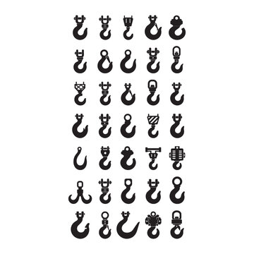 Industrial Swivel Hook Collection

Industrial swivel hook icons for material handling and lifting systems.