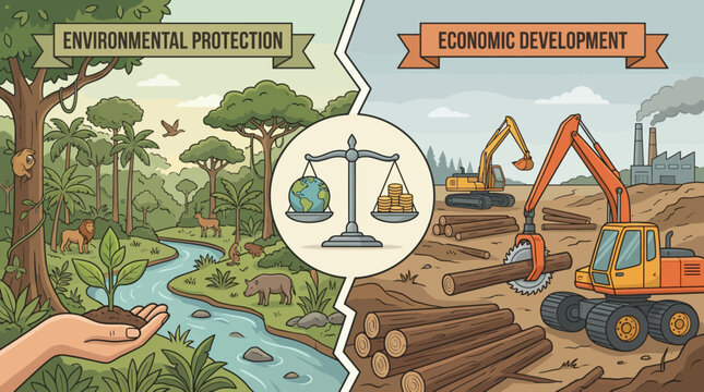Deforestation causes natural habitat loss and environmental imbalance