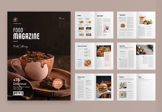 Food Magazine Template