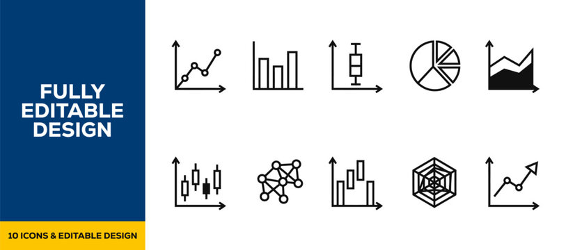 Icon bundle for writing literature and creative journalism symbols featuring typewriter and pen icons in professional minimalist line stroke vector graphics for author branding.