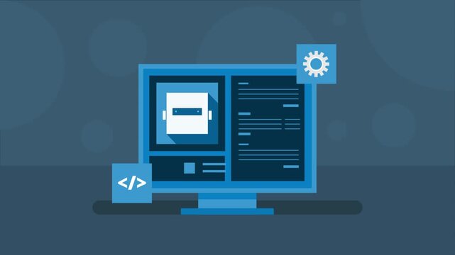 Chatbot development services for businesses and enterprises. Software developer building fully functional intelligent chatbot by writing and integrating codes.