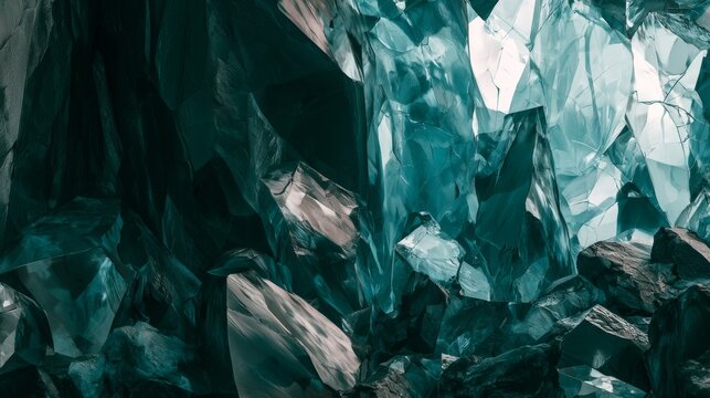 Iridescent Crystal Gemstone Object 193