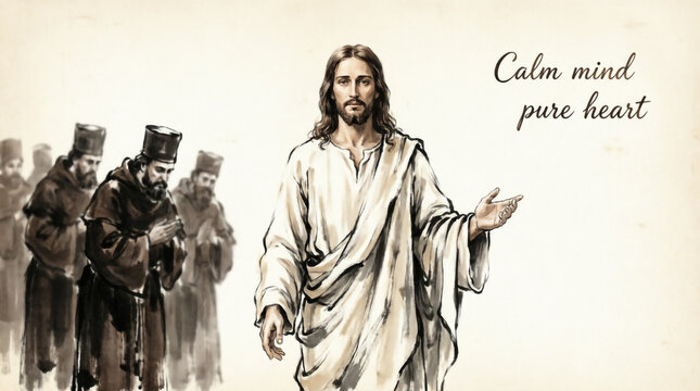 Jesus boldly answers the Pharisees blasphemy charge with unwavering and powerful divine truth.