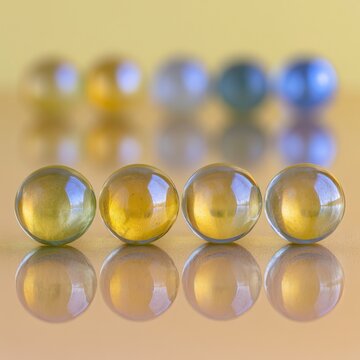 Transparent Glass Spheres Abstract 301