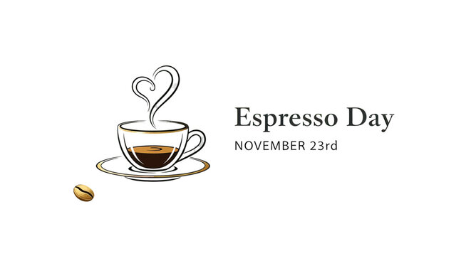 Espresso Cup with Heart Shaped Steam 1.