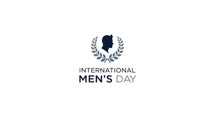 Fototapeta premium International Mens Day Logo Design Element 1.