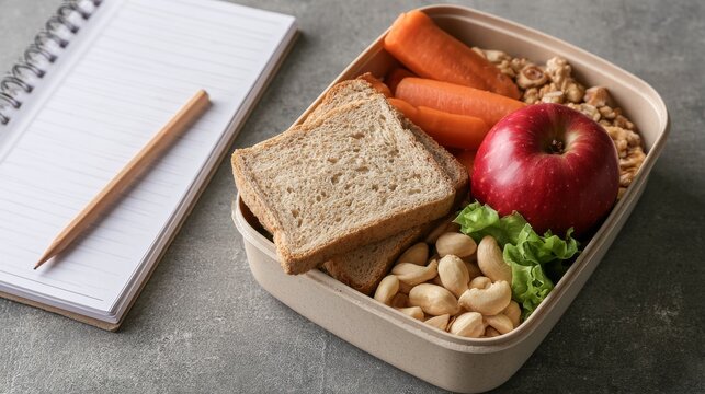 Healthy School Lunch Arrangement 549