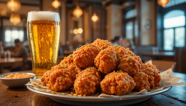 chicken and beer