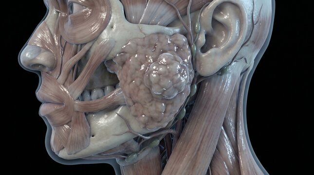Human Parotid Gland Nodule Patological Model