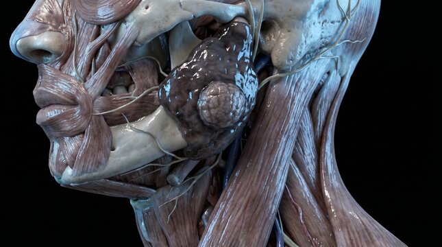 Human Parotid Gland Nodule Patological Model