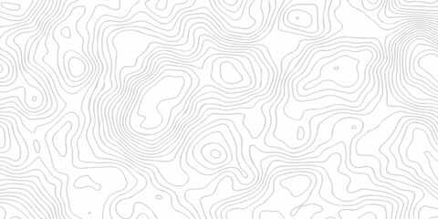 seamless space white and black location wave outline topography map diagram. paper counter map. vector hiking landscape geometric grid topo map texture background. © MDFAIMIDULISLAM