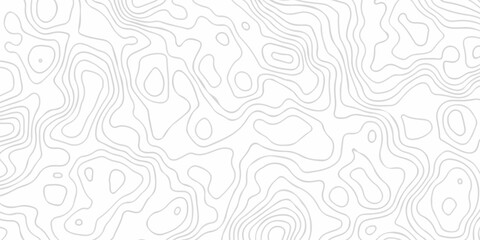 white topography map geography relief diagram texture design. Topography white background and black line world map texture design. Lines Topographic contour lines grid map seamless pattern. © MDFAIMIDULISLAM