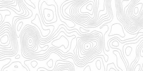white topography map geography relief diagram texture design. Topography white background and black line world map texture design. Lines Topographic contour lines grid map seamless pattern. © MDFAIMIDULISLAM