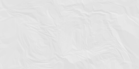Obraz premium White crumple paper wrinkled texture for background space. Rough white paper. Paper texture, recycled creased paper background.