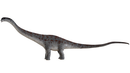 Realistic depiction of a long-necked dinosaur © Ilie
