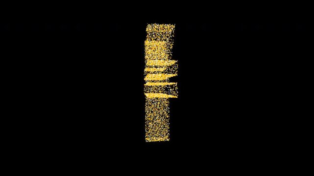 Premium animation of luxury gold particles forming a Japanese Yen symbol. Elegant overlay footage for Asian finance, wealth, and success concepts.