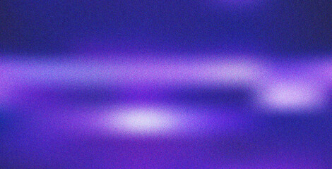 Deep purple and blue abstract gradient with soft light flares and a grainy texture for a vibrant digital background