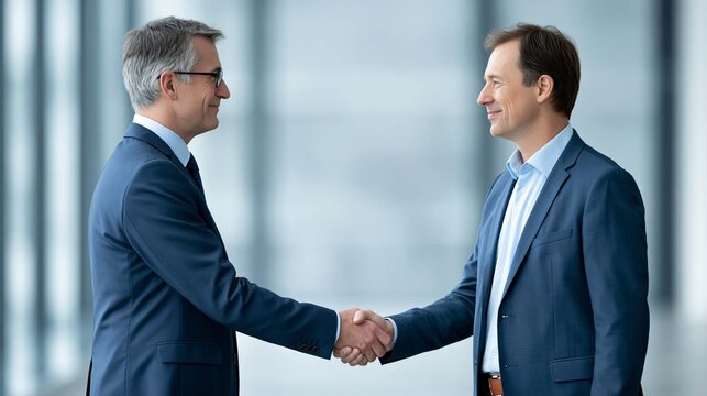successful international business partnership meeting with executives establishing new commercial opportunities