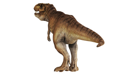 Majestic T-Rex poised in a striking pose. © Ilie
