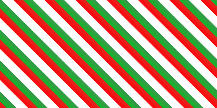 red, white. green stripe. Pattern of stripes seamless design pattern candy cane, for fabric. Vertical stripe abstract background