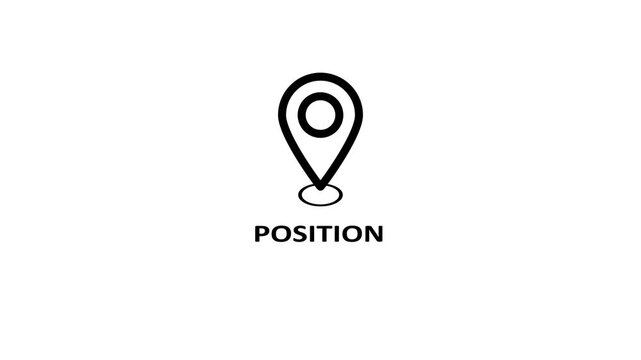 Gps location pin drop animation smooth map marker movement for navigation and travel apps